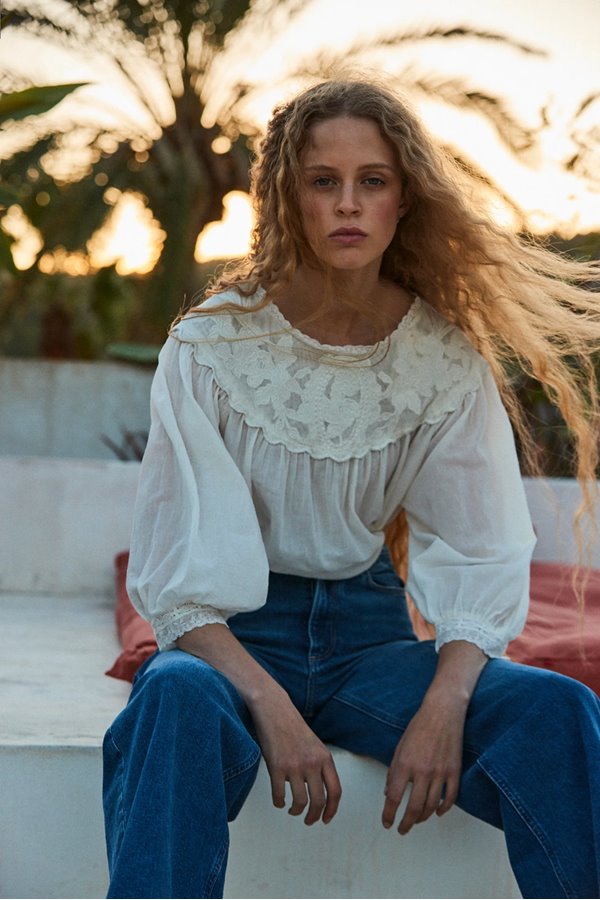 Faune pearl blouse