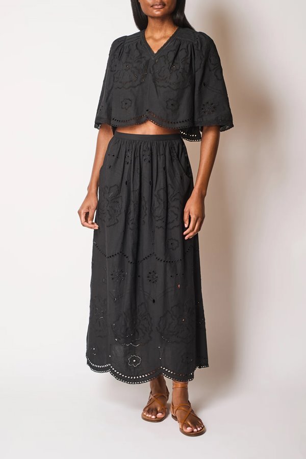 Faune mabel skirt black