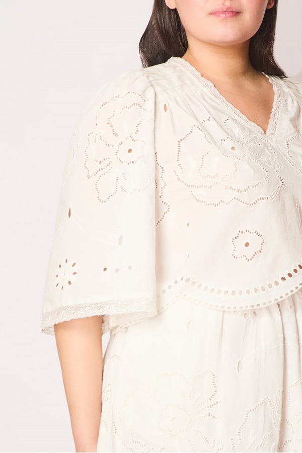 Faune mabel top white
