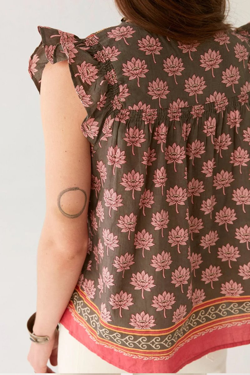 Maison Hotel charlize blouse mondrian side Maison Hotel charlize blouse mondrian side