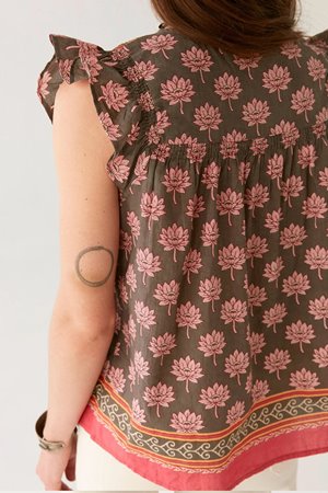 Maison Hotel charlize blouse mondrian side Maison Hotel charlize blouse mondrian side