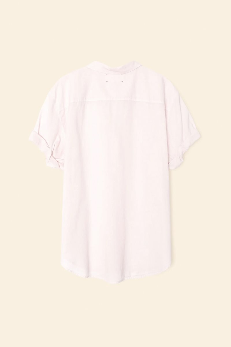 Xirena  channing shirt pale rose back
