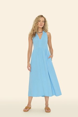 Xirena  liza dress atlas blue  side