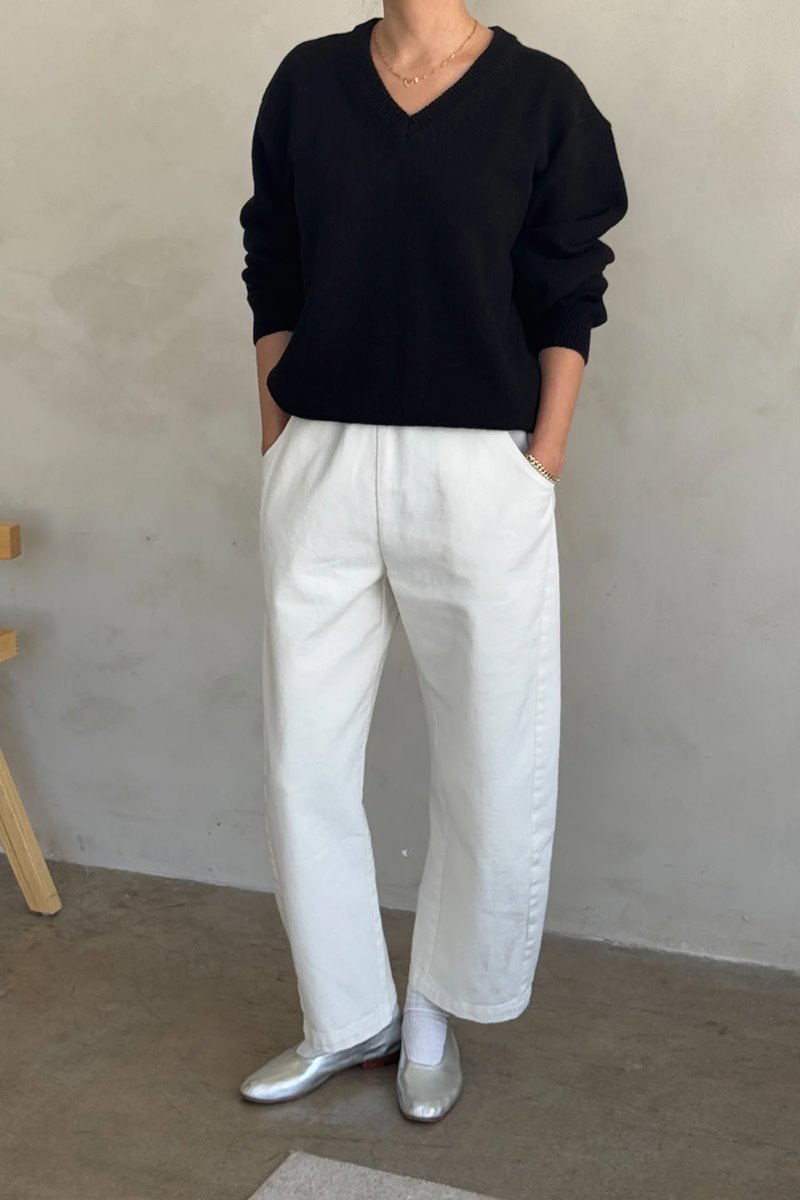 Le Bon Shoppe arc pant milk