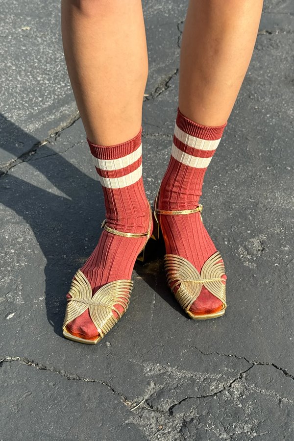Le Bon Shoppe her sock varsity tandoori