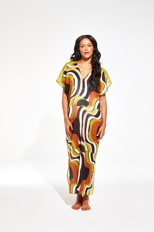 Mapoesie hydra beach dress songe black