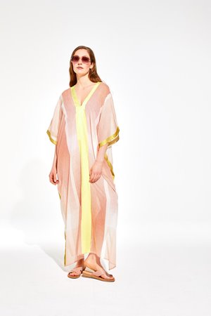 Mapoesie hydra beach dress orange