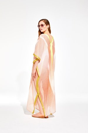 Mapoesie hydra beach dress orange back