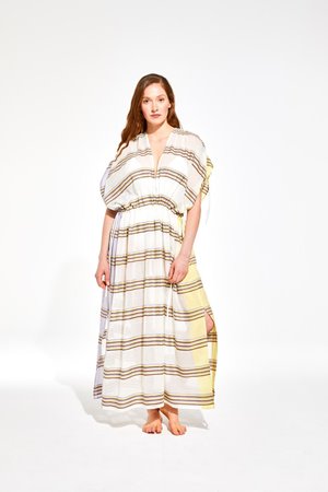 Mapoesie ziggy dress lime