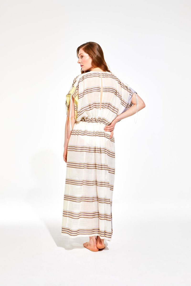 Mapoesie ziggy dress lime back