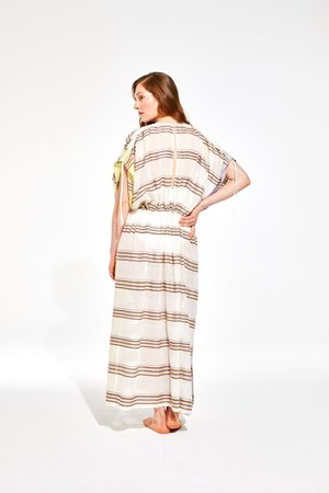 Mapoesie ziggy dress lime back