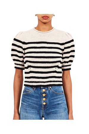 Ulla Johnson pia stripe knit  back