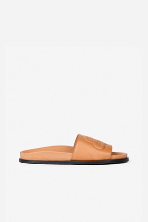 Munthe  fineti sandal camel side