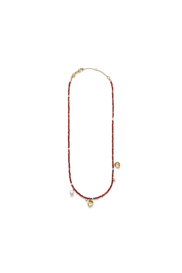 Anni Lu maroon harmony necklace 