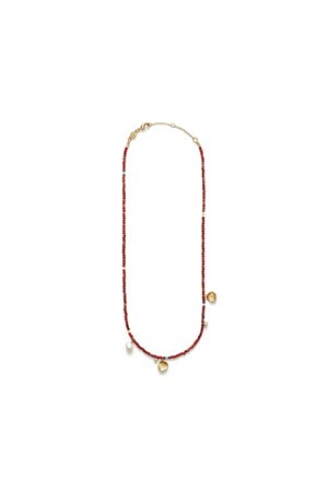 Anni Lu maroon harmony necklace 