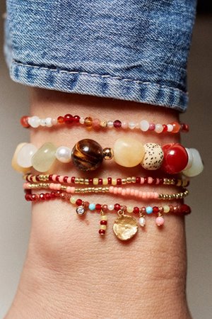 Anni Lu maroon harmony bracelet  back