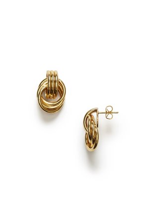 Anni Lu triplet earring gold 