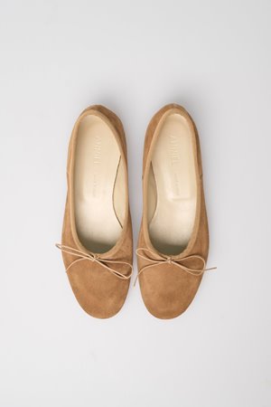 Anniel  sogno suede ballet pump sigaro side Anniel  sogno suede ballet pump sigaro side