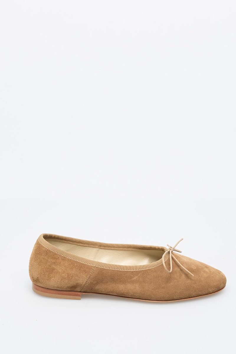 Anniel  sogno suede ballet pump sigaro detail Anniel  sogno suede ballet pump sigaro detail