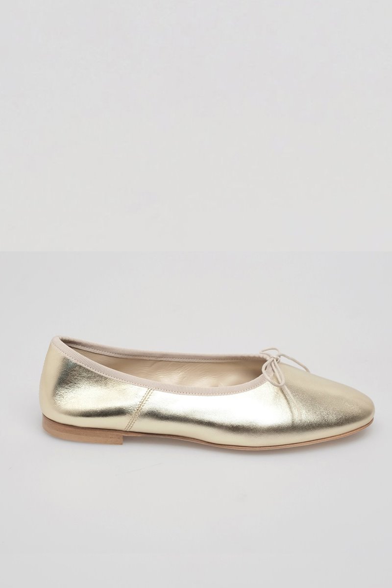 Anniel  sogno ballet pump gold side Anniel  sogno ballet pump gold side