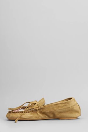 Anniel  riva mocassin suede detail
