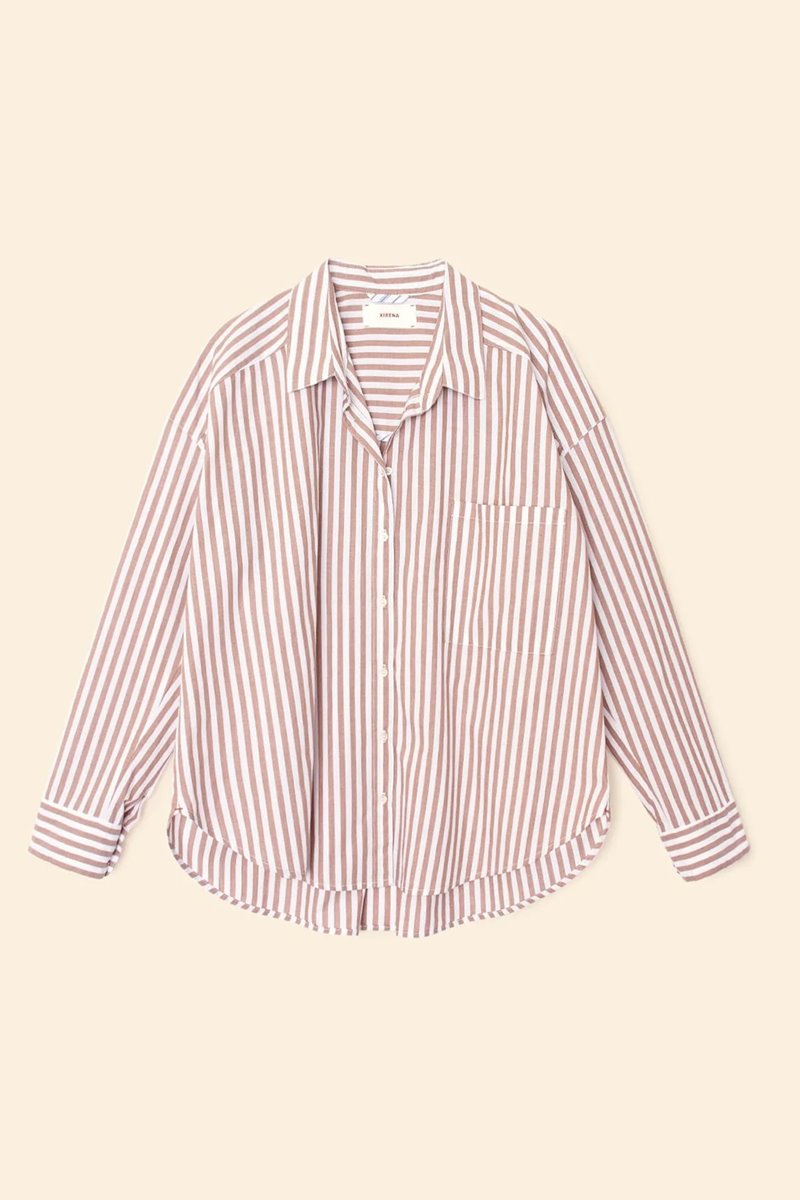 Xirena  jordy shirt - cafe detail