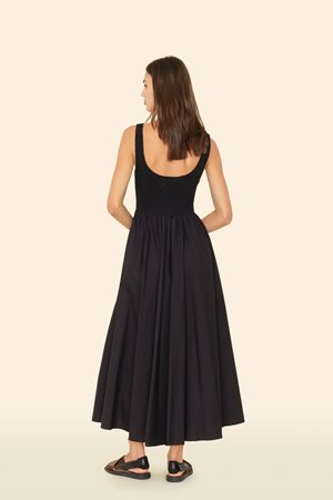 Xirena  florence dress black back