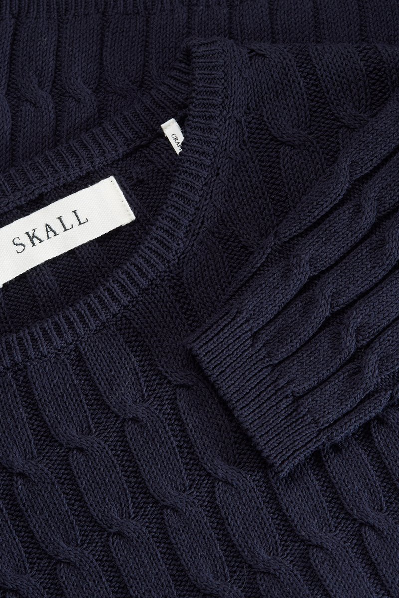 Skall Studio marcel jumper dark navy side