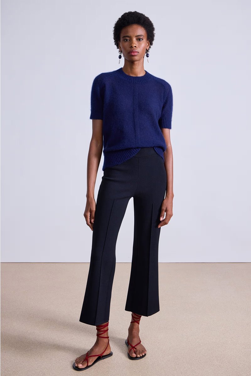 Apiece Apart rene pull on pant black