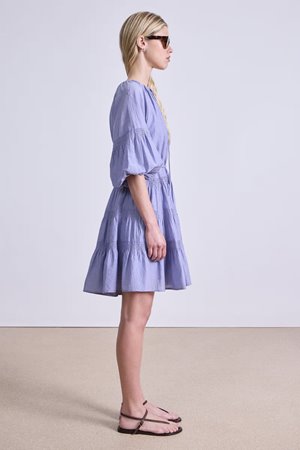 Apiece Apart cefalu mini dress english manor side