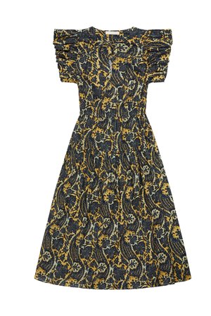 Ulla Johnson kairi flutter sleeve dress luna