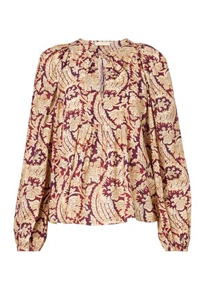 Ulla Johnson brea long sleeve amaranthus