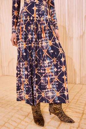 Ulla Johnson blanche pull-on midi skirt phoenix back