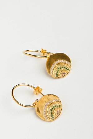 Louise Hendricks alice hoop earrings side