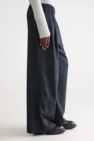 Bellerose vespa trouser check a detail