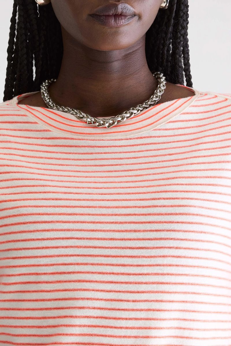 Bellerose gop boatneck sweater  stripe b detail