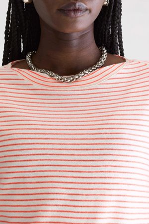 Bellerose gop boatneck sweater  stripe b detail