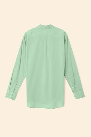 Xirena  beau shirt sage green back Xirena  beau shirt sage green back