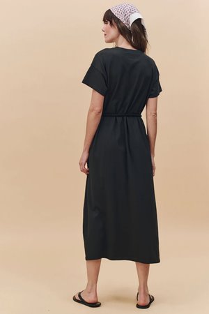 The Great the boxy tee dress  back