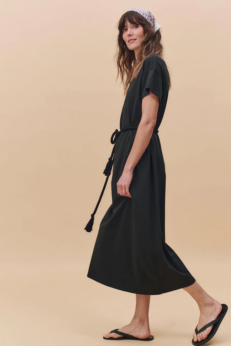 The Great the boxy tee dress  side