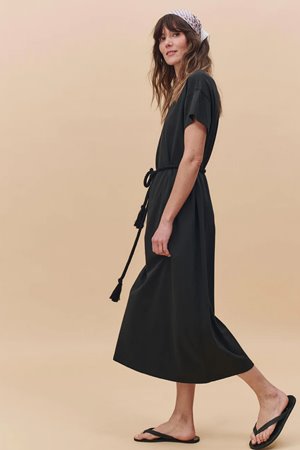 The Great the boxy tee dress  side