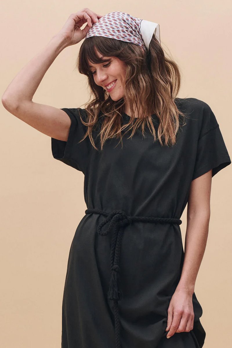 The Great the boxy tee dress  detail
