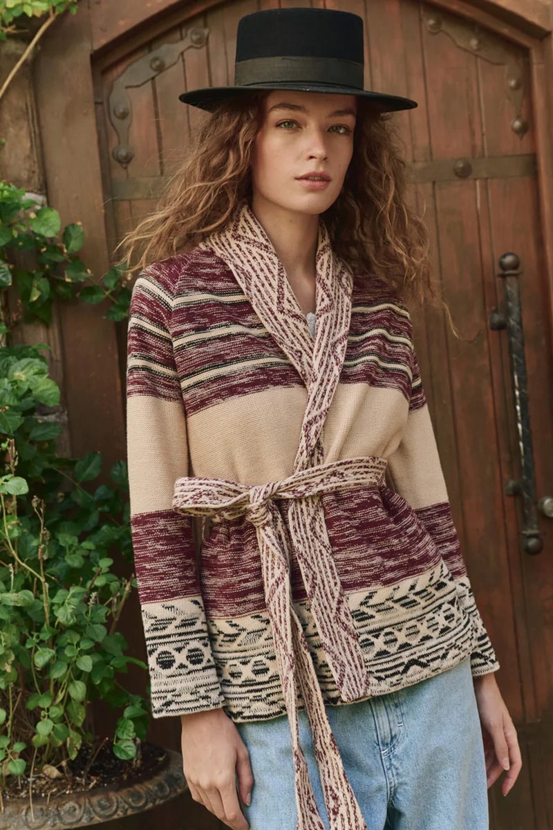 The Great the riding cardigan  back