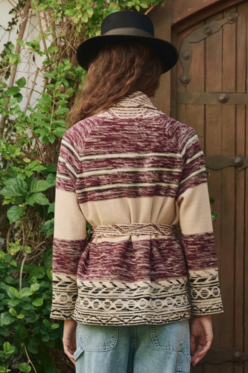 The Great the riding cardigan  detail