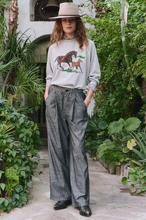 The Great the college sweatshirt with running horses 