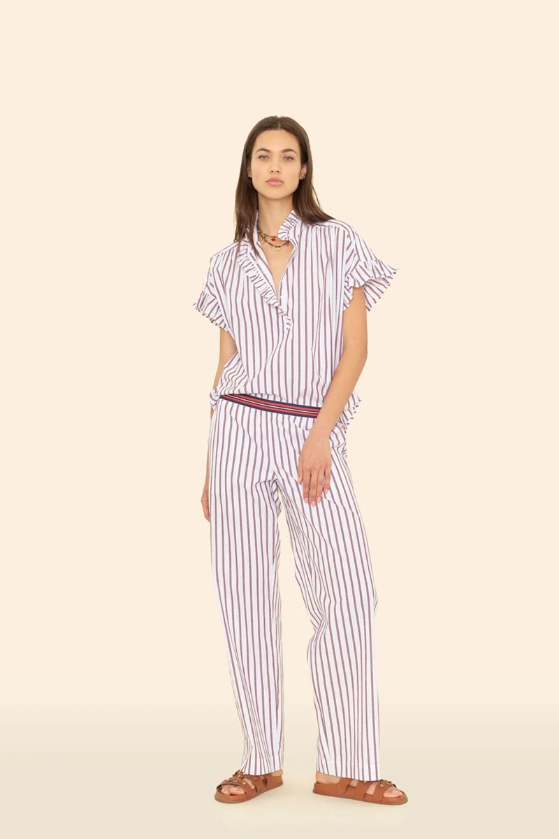 Xirena  alto pant peppermint stripe