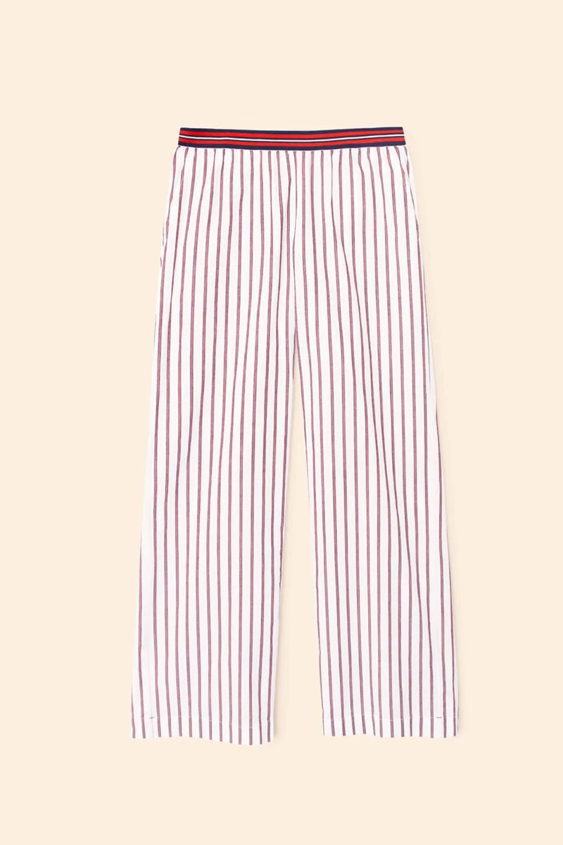 Xirena  alto pant peppermint stripe detail