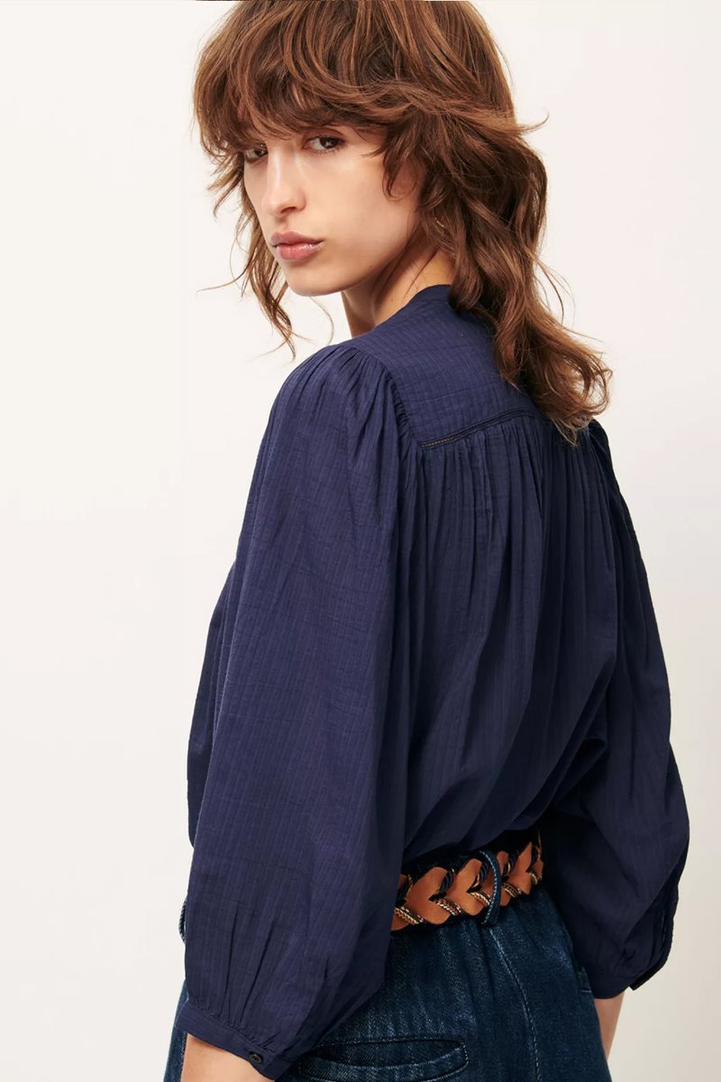 Sessun savi blouse indigo back