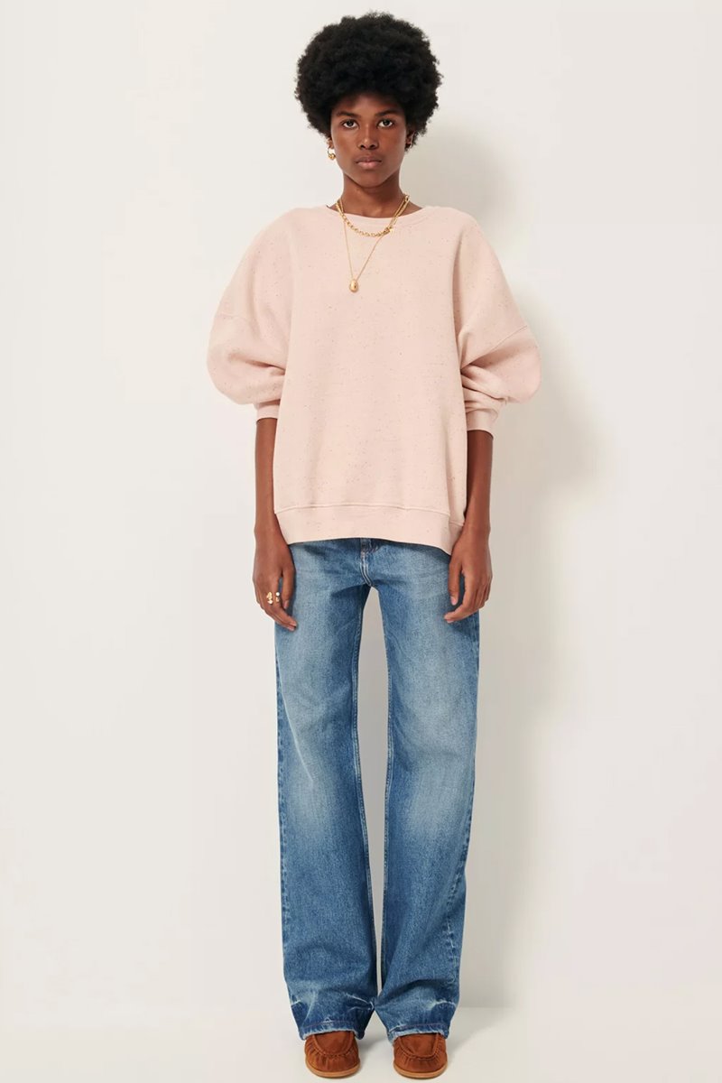 Sessun chebbi sweatshirt ballerina detail