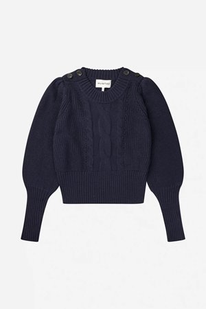 Munthe  lysta knit navy side